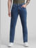 Blue Low Rise Washed Ben Skinny Jeans_410891+1